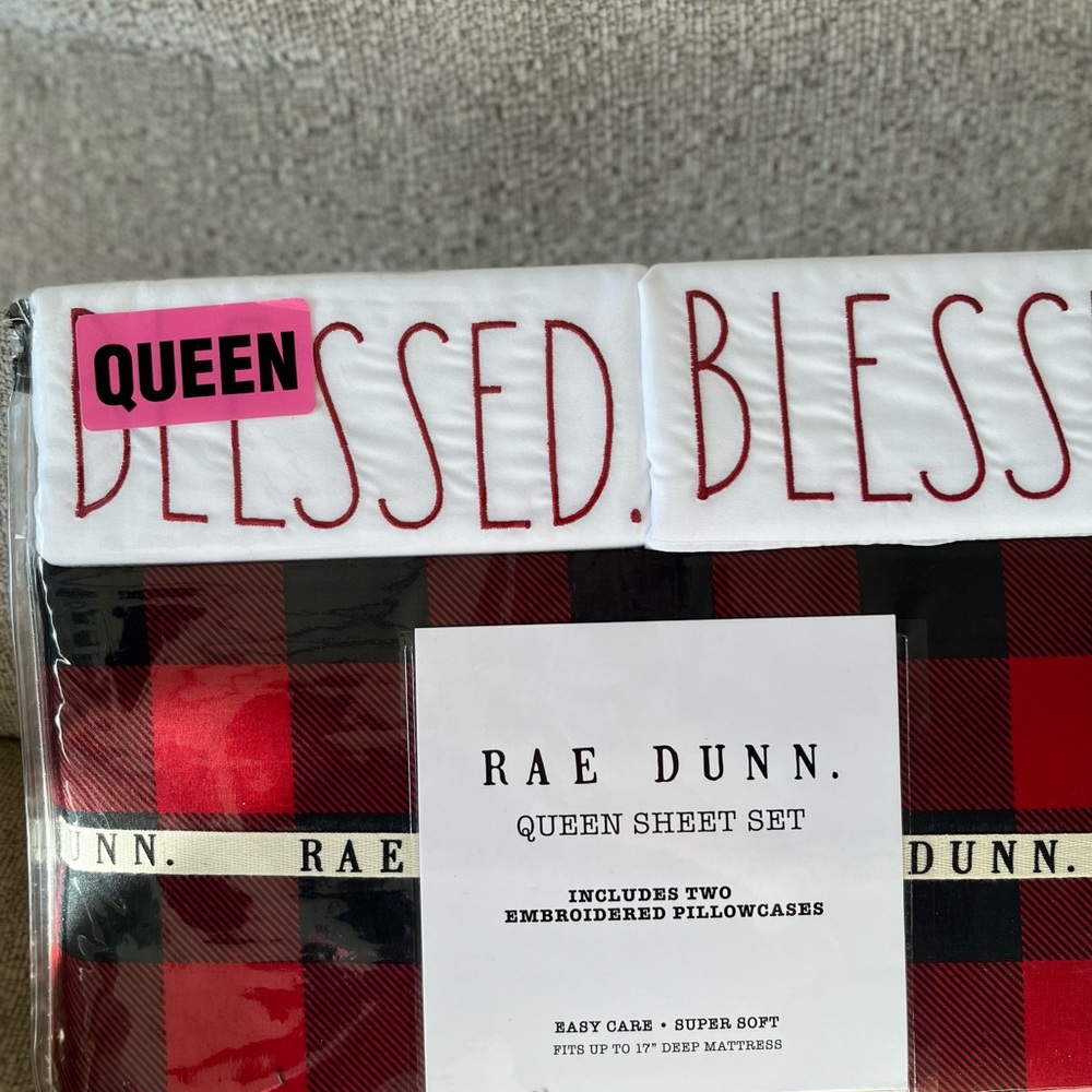 NEW! Rae Dunn Christmas Sheet Set - Picture 7 of 12